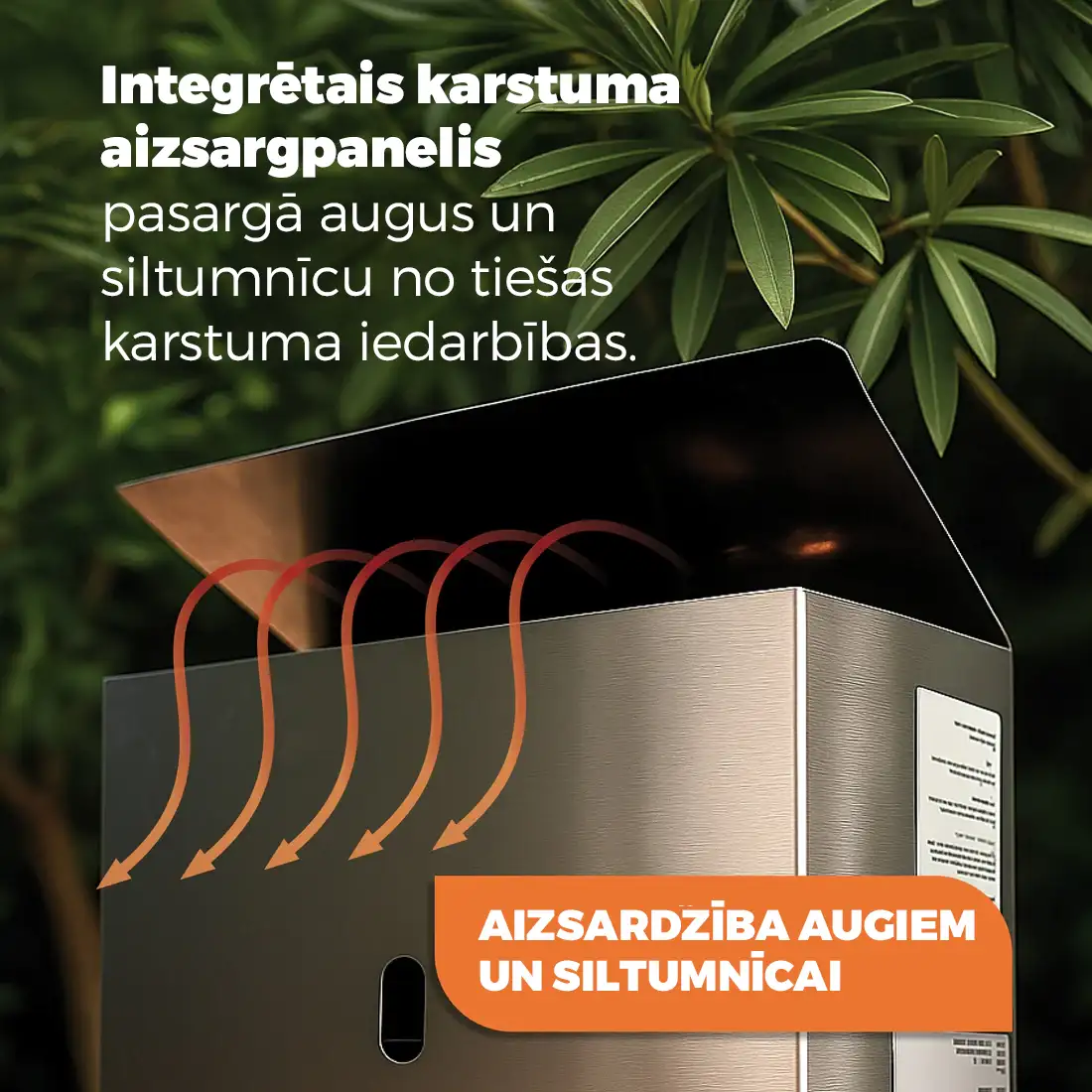 Gāzes sildītājs siltumnīcām un pretaizsalšanas apsilde “Ecopilot” ar 4500W jaudu