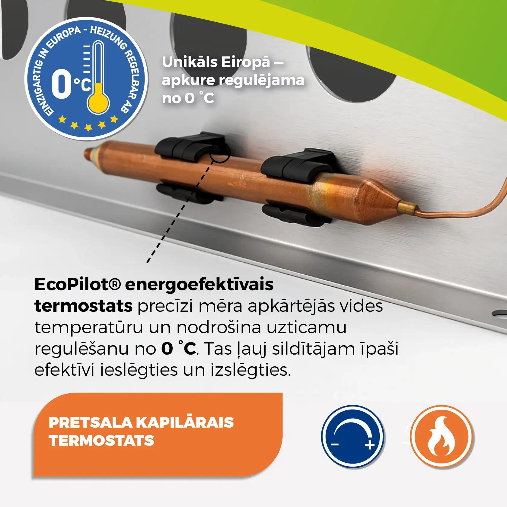 Gāzes sildītājs siltumnīcām un pretaizsalšanas apsilde “Ecopilot” ar 4500W jaudu